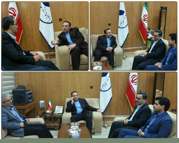 جلسه مشترک رییس مرکز بازرسی ونظارت مدیریتی وزارت ارتباطات وفناوری اطلاعات با معاون سیاسی امنیتی استانداری ایلام