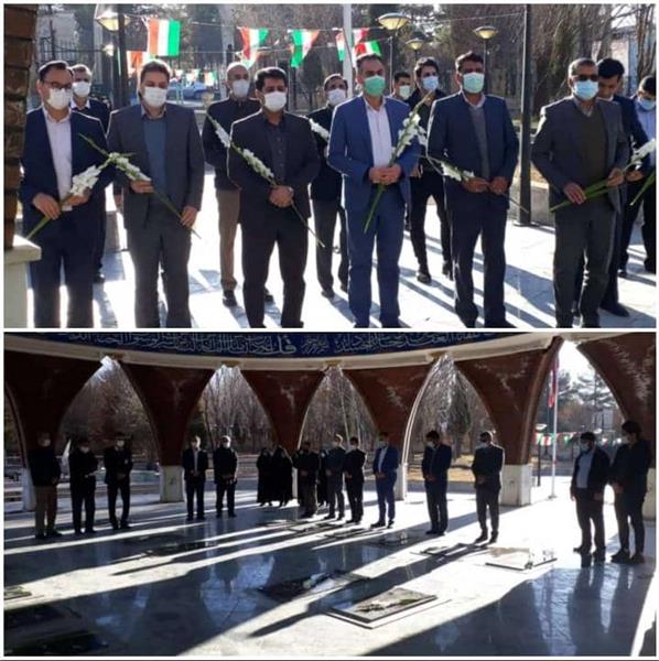 تجدید میثاق با آرمانهای شهدا در آستانه سالگرد پیروزی شکوهمند انقلاب اسلامی