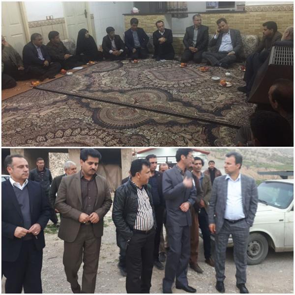 بازدید مدیرکل ict استان ایلام و نماینده استان درمجلس شورای اسلامی از بخش سیوان