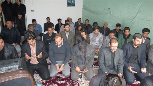 حضور مدیر کل ارتباطات و فناوری اطلاعات در مراسم سوگواری و عزاداری
