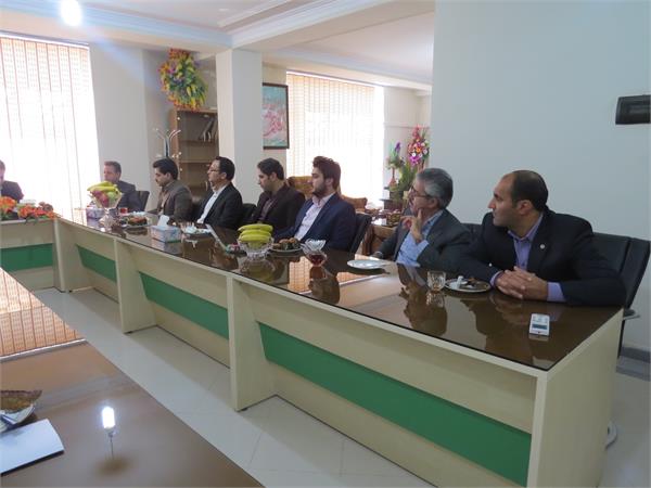 دیدار مدیر کل ICT استان ایلام و مدیران واحد های تابعه وزارت با مدیریت جدید پست بانک